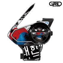 세나 50S 50C 30K 20S EVO 10C 에보 프로 스파이더 비즈니스팩 하만카돈 블루투스 데칼 스티커 (3 태극), 10C EVO, 1개