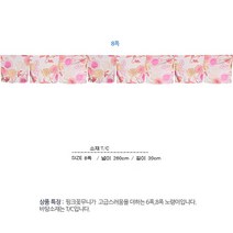 [ UJN37 ] 8폭/핑크꽃/분홍꽃무늬/일식/일본/식당/스시전문점/횟집/초밥집/커튼/출입구다찌/노렌/노랭이