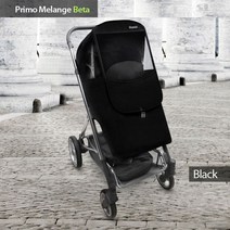 토탈키즈 마니또 프리모 베타 유모차커버 방풍커버, 블랙