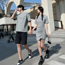 커플룩 여름 스트링 디자인 소소한 세트 커플룩