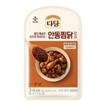 CJ 다담 안동찜닭 양념 220g 요리양념 반찬양념 레시피 요리비결 만능양념장, 3개