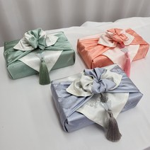 양단 겹 보자기 50 70 90 사이즈 셀프 예단포장보자기 고급선물 넥타이포장, 레드/핑크