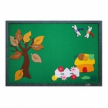 환경꾸미기(중) 모음 / 펠트 찍찍이 소품 융판 게시판, 낙엽
