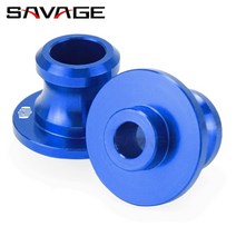 오토바이리프트 Yamaha xsr 155 250 300 moto swingarm spools 슬라이더 목장 스탠드 나사 리프팅 부품 지원 roue 액세서리, 파란색