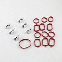 흡기튜닝 BMW 320d 스월 플랩 블랭킹 플레이트 씰 알루미늄 소재 2233mm OEM 디자인 흡기 매니폴드 개스킷 6 실린더 개, 22MM 6PCS