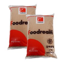 푸드림 갈색설탕5kg 3개 황설탕 매실, 5kg, 1개