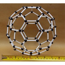 플러렌 만들기 세트 분자구조 모형 과학실 화학교보재 공부 재료 과학완구