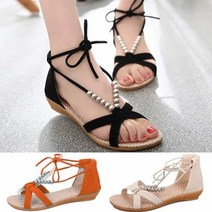 BGU004085끈샌들 S858 스트랩샌들 [HH]여성샌들 비즈샌들