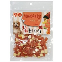 기호성 강아지 육포 오메가 큐브 치킨 2개 강아지아토피간식 펫져키 개보상간식 저키
