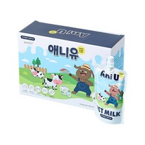 애니먼 애니유 강아지 고양이 우유 펫밀크 180mlx10, 없음