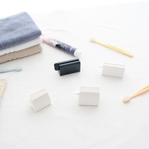 주앤지 치약짜개 튜브링거 핸드크림 폼클렌징 짜게 디스펜서, 와이드 튜브 치약짜개 블랙