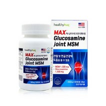 MSM 식이유황 엠에스엠 글루코사민 1500mg 조인트 MSM1500 초록입홍함 상어연골 식약처인증 건강기능식품, 비타그린, 1개, JOINT MSM 1800mg / 60정