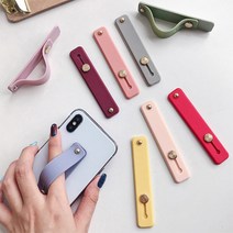 Heno 핑거 스트랩 그립톡 손목 줄 고리 손잡이 폰 스트랩 마그네틱 스트랩, 핑거스트랩, 그레이