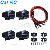 제이즈 Led 스포트라이트 지붕 조명 전등갓 1/10 RC 크롤러 자동차 TRX4 디펜더 RC4WD D90 D110 축 Scx10 90046 CC01 catRC 1 세트, [01] A