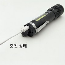 야외 손전등 충전 줌 파워 라이트 손전등 알루미늄 합금 화이트 레이저 원사수전등, BX-P20 화이트 레이저 컬러 박스