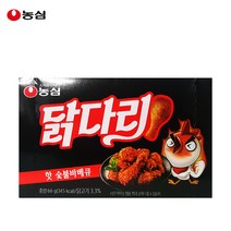 농심 닭다리 핫숯불바베큐 66gx2개/치킨맛스낵, 2개, 66g