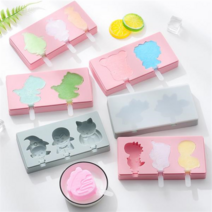 실리콘 수제 아이스크림 틀 몰드 3구 6종 DD-10695, 야채