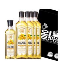 올따옴고급유 해표카놀라유900ml 4입+카놀라유500ml 1입, 4100ml, 1세트