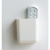 코엔라이프 1+1 리모컨 정리 다용도 미니 수납 부착식 벽걸이 포켓 거치대, 그레이1+1