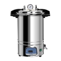 오토클레이브 고압 멸균 스테인리스 살균 자동 실험실 증기 수직 고온 기계 화학 소독 합성 스틸 챔버, LSH-18B