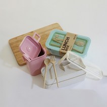 피크닉_런치박스_도시락통_GD-11153_전자레인지용 2DC1, 1단 도시락, 핑크