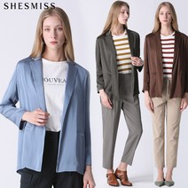 쉬즈미스 미니멀 실키 오픈 재킷_SWWJKL21090