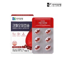 한미양행 남극 크릴새우오일 캡슐 인지질 58% 500mg30캡슐, 크릴오일 5박스 150캡슐 (5개월분)