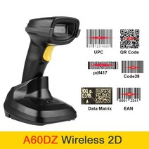 바코드스캐너 바코드리더기 Holyhah 바코드 스캐너 1d 2d qr 블루투스 바코드 리더 무선 유선 레이저 바코드 스캐너 pdf417 데스크탑 스캐너, 베이스가 있는 a60dz 2d