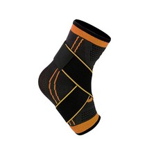 발목보호해주는 발목보호대1PC Sports Ankle Brace Compression Strap Sleeves 3D Elastic Foot Protective, 05 Orange_03 L