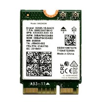 무선랜카드 와이파이수신기 wifi어댑터 usb Intel 9462ngw cnvi ngff m.2 key e용 무선 ac 듀얼 밴드 카드 (win10용 블루투스 호환 5.0
