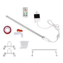 온수 가열기 가열 막대 증열기 보일러 히터봉 투입, 터치 스크린 단일 튜브 60cm 가열 막대