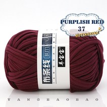 자이언트얀 뜨개질 1pc 100g 두꺼운 헝겊 원사 손 부드러운 원사 가방 카펫 diy 손으로 재료, 1pc 37
