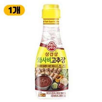 캠핑용 여행용 황금레시피 삼겹살 와사비 고추장소스 290g 오뚜기, 1개