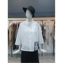 데무 프린트 포인트 블라우스 (AW2204441)