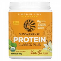 썬워리어 프로틴플러스 단백질바닐라 13.2oz 375g
