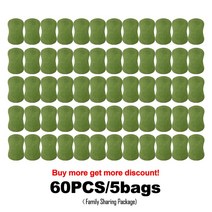 풋케어 약쑥 지친발 발각질 발바닥 발파스 독소 12/36/60pcs 웜 우드 발 패치 통증 완화 석고 스트레스 도움 잠자는 몸 건강 관리 패드, 60pcs in 5bags