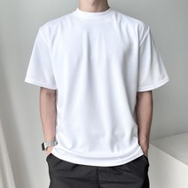 남자흰티 두꺼운반팔티 10수반팔
