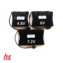 RC카 배터리 4.8V 6V 7.2V SM 컨넥터타입, 2) 6V 배터리