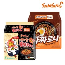 삼양 러블리핫 불닭볶음면 5입 + 짜짜로니 5입, 없음