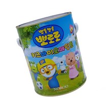 뽀로로 키즈 바이오 페인트 3.8L 크롱 에디 항균 도료, 에디아이보리
