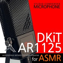 [IL∃7] 디키트 ASMR 콘덴서마이크 AR1125 개인방송장비 A키트 고급 유튜브_E∃8260eA, ∠본상품
