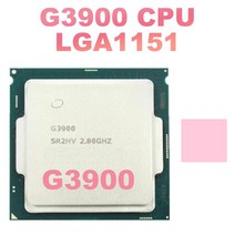 G3900 CPU 열 패드 듀얼 코어 프로세서 2.8Ghz LGA1151 B250 B250C BTC 채굴 마더보드 셀러론, 단일옵션