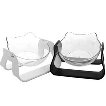 고놈참 강아지 고양이 각도조절 1구 밥그릇 물그릇, 핑크, 1개