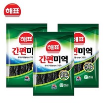 해표 간편미역 45g, 3개