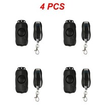 자전거 오토바이 도난방지 경보기 전동 원격 방수 무선 알람 스쿠터 진동 도난 방지 리모컨 포함 1 5 개, 4.153 X 102 X 4 4pcs - EU 플러그