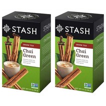 Stash Tea 차이 그린 티 홍차 20 티백 38G 2개 Aa15527 세계적 톱상품 해외 현지 배송