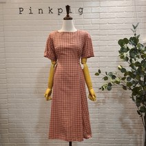 핑크피그 프리티체크린넨원피스(PPA21OPS1067)