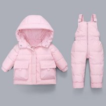 베이비 아동용 다운 재킷 남녀 공용 스키복 보드복 스키장