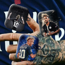 와우박스 주문제작 리그앙 PSG 파리생제르망 네이마르 축구 선수 에어팟 버즈 무선 이어폰 케이스, 무광 하드케이스, 버즈 라이브(밑판 검정색)