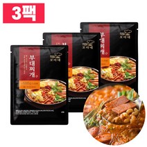 다모아 간편조리 즉석탕 부대찌개 600g x 3팩